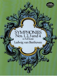 Ludwig van Beethoven: Symphonies Nos. 1, 2, 3 And 4 (noty, partitura)