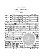 Ludwig van Beethoven: Late String Quartets And Grosse Fuge (noty pro smyčcový kvartet, partitura)