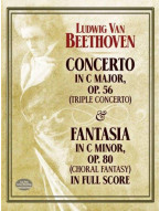 Ludwig van Beethoven: Concerto in C Major, Op. 56 / Fantasia in C Minor, Op. 80 (noty, partitura)