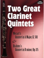 Brahms, Mozart: Two Great Clarinet Quintets (noty, partitura)