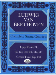 Ludwig van Beethoven: Complete String Quartets And Grosse Fugue (noty, partitura)
