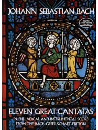 Johann Sebastian Bach: 11 Great Cantatas (noty, partitura)