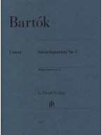 Béla Bartok: String Quartet no. 3 (noty pro smyčcový kvartet, party)