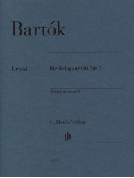 Béla Bartok: String Quartet no. 3 (noty pro smyčcový kvartet, party)