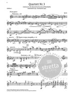 Béla Bartok: String Quartet no. 3 (noty pro smyčcový kvartet, party)