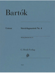 Béla Bartók: String Quartet no. 4 (noty pro smyčcový kvartet, party)