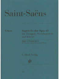 Camille Saint-Saëns: Septet E flat major op. 65 (noty, partitura, party)