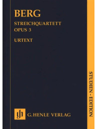 Alban Berg: String Quartet op. 3 (noty, partitura)