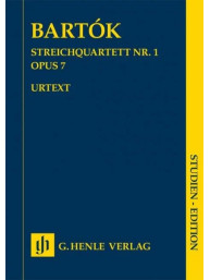 Béla Bartók: String Quartet No. 1 Op. 7 (noty pro smyčcový kvartet, partitura)