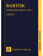 Béla Bartók: String Quartet no. 3 (noty pro smyčcový kvartet, partitura)