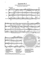 Béla Bartók: String Quartet no. 3 (noty pro smyčcový kvartet, partitura)
