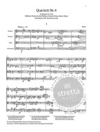 Béla Bartók: String Quartet no. 4 (noty pro smyčcový kvartet, partitura)