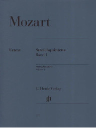 Wolfgang Amadeus Mozart: String Quintets 1 (noty pro smyčcový kvintet, party)