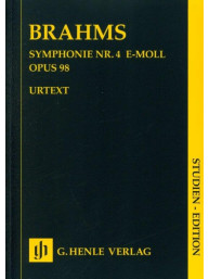 Johannes Brahms: Symphony No.4 In E Minor Op.98 (noty, studijní partitura)