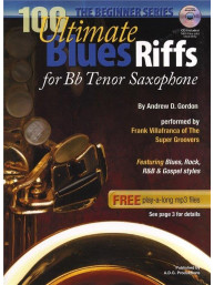 100 Ultimate Blues Riffs - Beginner Series (noty na tenorsaxofon)(+audio)