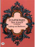 Ludwig van Beethoven: Symphonies Nos. 8 And 9 (noty, partitura)