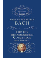 Johann Sebastian Bach: The Six Brandenburg Concertos BWV 1046-1051 (noty, partitura)