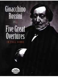 Gioachino Rossini: Five Great Overtures (noty, partitura)