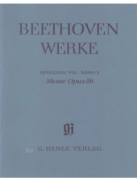 Ludwig van Beethoven: Mass C major op. 86 Volume 2 (noty, partitura)