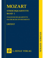 Wolfgang Amadeus Mozart: String Quartets 1 (noty pro smyčcový kvartet, partitura)