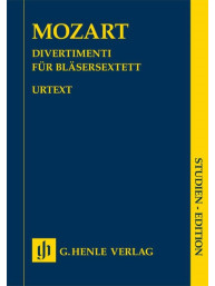 Wolfgang Amadeus Mozart: Divertimenti For Wind Sextet (noty, partitura)