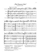 Domenico Dragonetti: The Famous Solo (noty pro smyčcový kvartet, kontrabas, partitura)