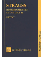 Richard Strauss: Horn Concerto no. 1 E flat major op. 11 (noty, partitura)