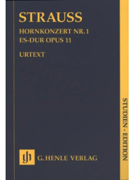 Richard Strauss: Horn Concerto no. 1 E flat major op. 11 (noty, partitura)