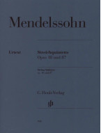Felix Mendelssohn Bartholdy: String Quintets Op.18 and 87 (noty pro smyčcový kvintet, party)