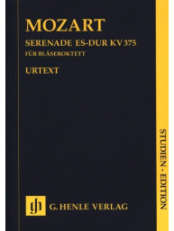 Wolfgang Amadeus Mozart: Serenade IN E flat major KV. 375 (noty, partitura)