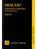 Wolfgang Amadeus Mozart: Serenade C minor K. 388 / 384a (noty, partitura)