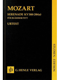 Wolfgang Amadeus Mozart: Serenade C minor K. 388 / 384a (noty, partitura)