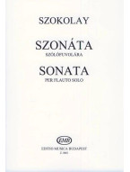Sándor Szokolay: Sonate For Flute Solo (noty na příčnou flétnu)
