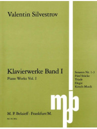 Valentin Silvestrov: Piano Works 1 (noty na klavír)