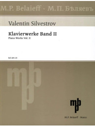 Valentin Silvestrov: Piano Works 2 (noty na klavír)