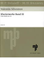 Valentin Silvestrov: Piano Works 3 (noty na klavír)