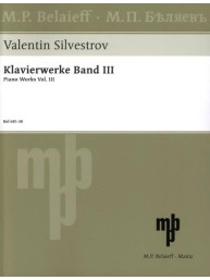Valentin Silvestrov: Piano Works 3 (noty na klavír)