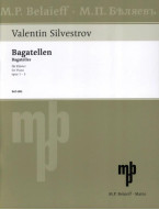 Valentin Silvestrov: Bagatelles (noty na klavír)