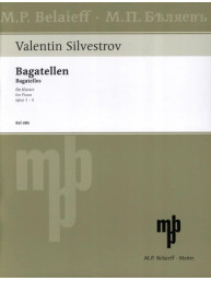 Valentin Silvestrov: Bagatelles (noty na klavír)