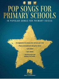Pop Songs for Primary Schools (noty pro dětský pěvecký sbor, klavír, akordy)(+audio+video)