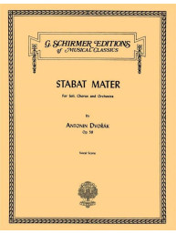 Antonín Dvořák: Stabat Mater, Op. 58 - SATB (noty na sborový zpěv, klavír)