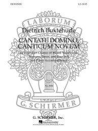 Dietrich Buxtehude: Cantate Domino, Cantate Novum -  - SATB (noty na sborový zpěv, klavír) - SADA 5 ks