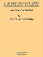 Arnold Schönberg: Suite in G for String Orchestra (noty pro symfonický orchestr, partitura)