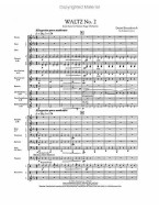 Dmitrij Šostakovič: Waltz No. 2 (noty pro školní orchestr, party, partitura)