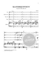 Wolfgang Amadeus Mozart: Piano Quintet E Flat K.452 (noty pro klavírní kvintet, partitura)