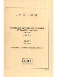 Olivier Messiaen: Traité de Rythme, de Couleur et d'Ornithologie 5/1 (hudební nauka)
