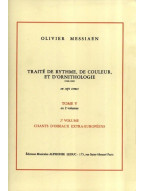 Olivier Messiaen: Traité de Rythme, de Couleur et d'Ornithologie 5/2 (hudební nauka)
