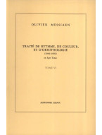 Olivier Messiaen: Traité de Rythme, de Couleur et d'Ornithologie 6 (hudební nauka)