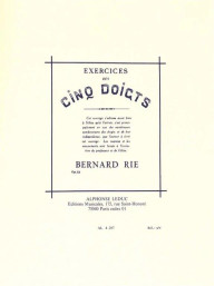 Bernard Rie: Exercices Des 5 Doigts Op32 (noty na klavír)
