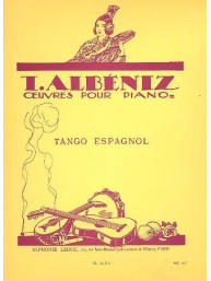 Isaac Albéniz: Tango in a minor (noty na klavír)